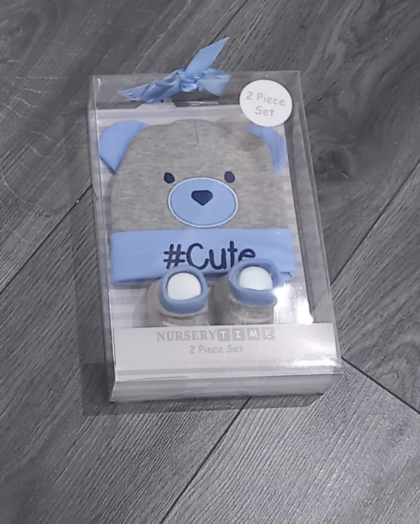 boy gift set baby boutique hat and socks