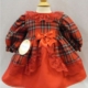 girls christmas dress spanish style boutique clothes designer kinder red tartan