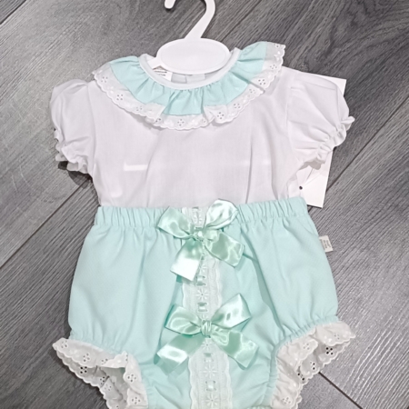 spanish style girls clothes boutique clothes mint bows