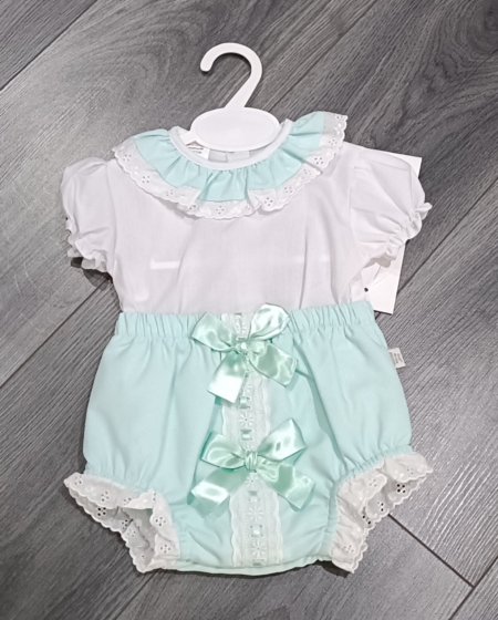 spanish style girls clothes boutique clothes mint bows