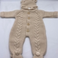 boy girl unisex boutique clothes pramsuit knitted snowsuit