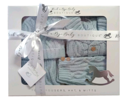 boys knitted gift set pramsuit winter cardigan boutique clothes