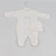 white boy girl unisex angel wing velour babygrow