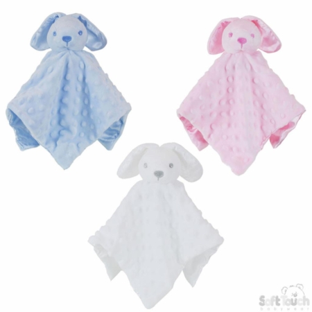 bunny bubble comforters blue pink white