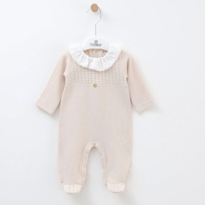 LEOKING BEIGE BABYGROW