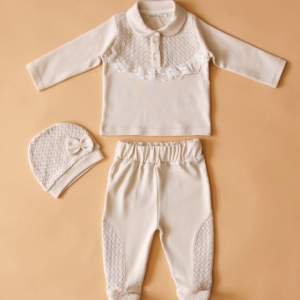 beige 3 piece set