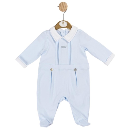 mintini smart babygrow blue boys