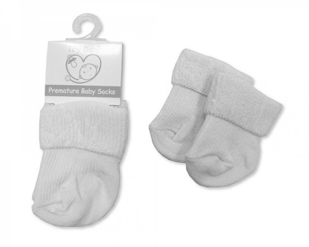 unisex white prem socks