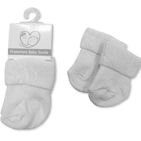 unisex white prem socks