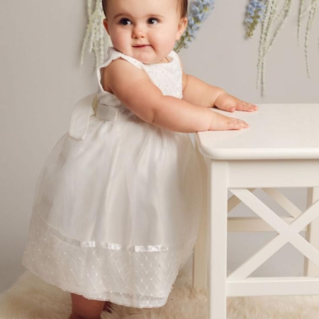occasion dress bridesmaid white christening