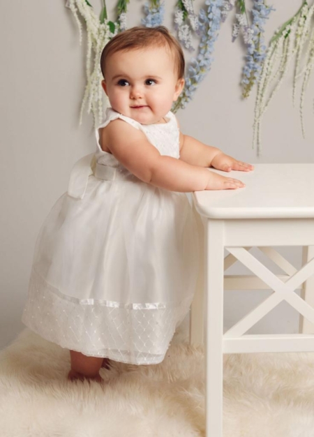occasion dress bridesmaid white christening